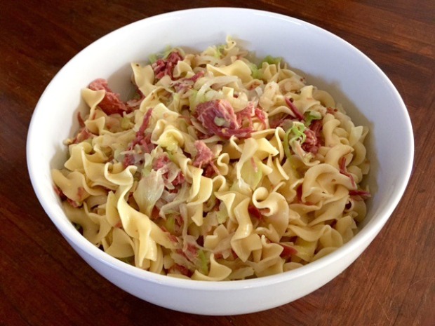 Corned Beef and Cabbage Pasta